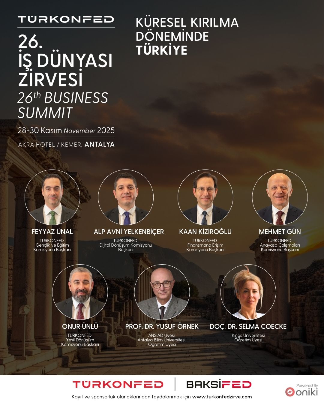 3 türkonfed konuşmacılar